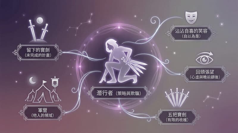 宝剑七象征元素解析图